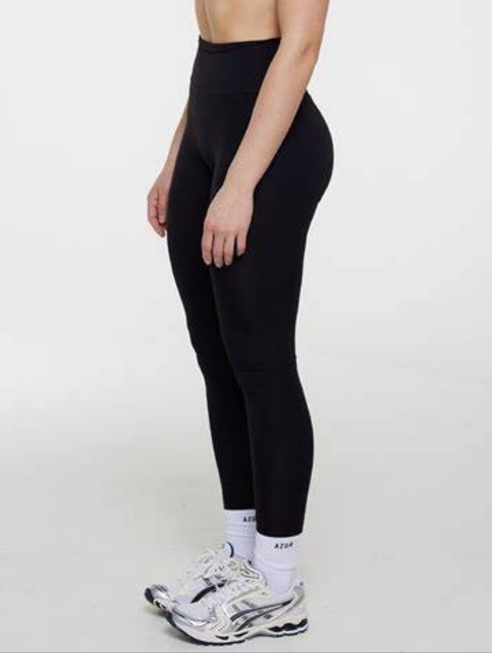 AZUR - High-Waist Black Onyx Leggings Size S